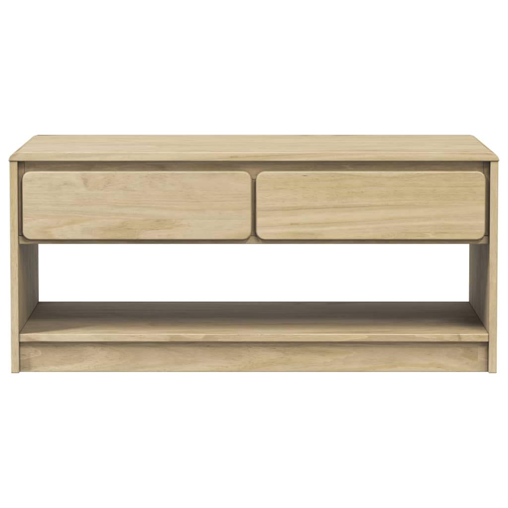 Salongbord Sofabord Tre heltre furu SAUDA Eik 99x55x45 cm