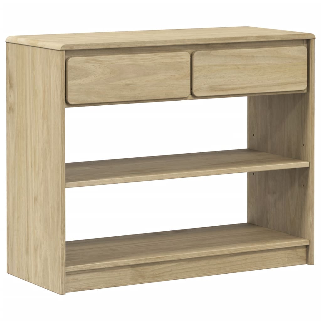 Avlastningsbord Konsollbord Tre SAUDA Eik 89,5x36,5x73 cm heltre furu