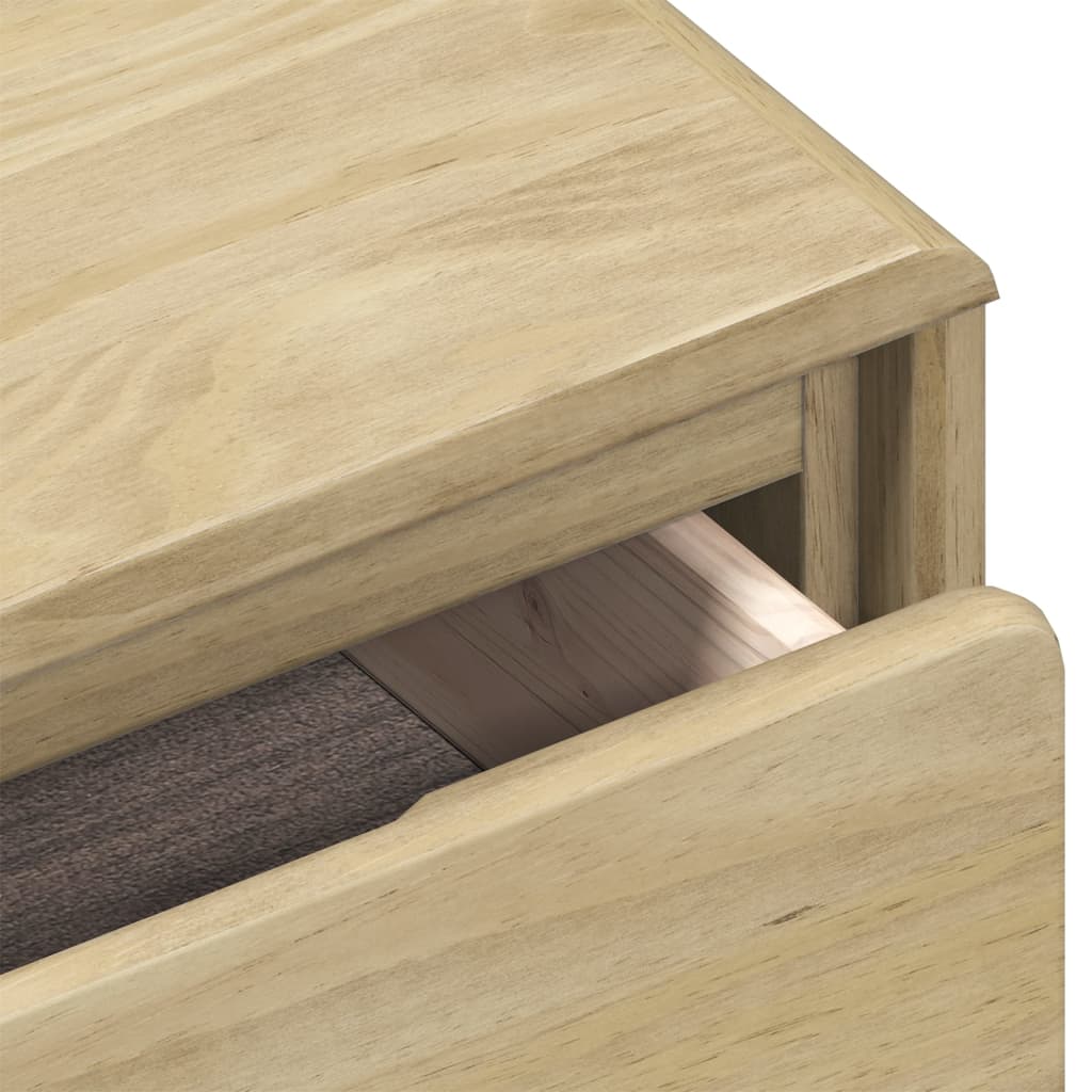 Avlastningsbord Konsollbord Tre SAUDA Eik 89,5x36,5x73 cm heltre furu