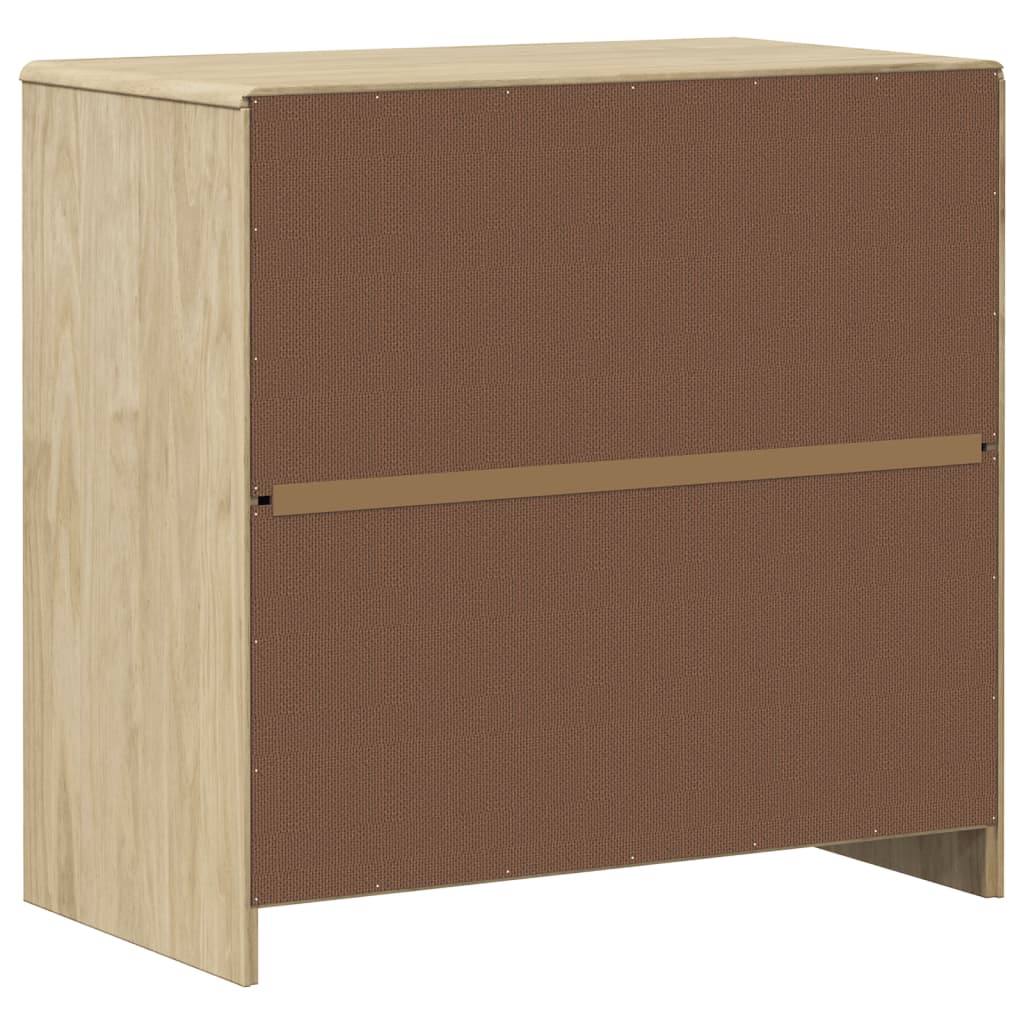 Skjenk Tre heltre furu SAUDA Eik 80x43x75,5 cm