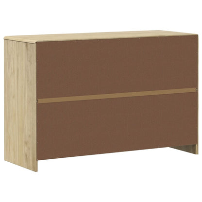 Skjenk Brun Eik SAUDA Eik 114x43x75,5 cm heltre furu