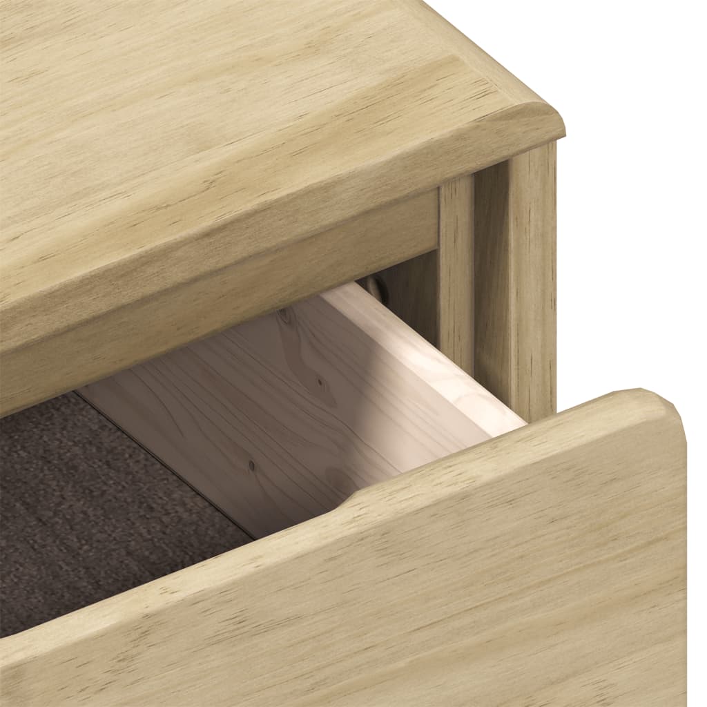 Skjenk Brun Eik SAUDA Eik 114x43x75,5 cm heltre furu