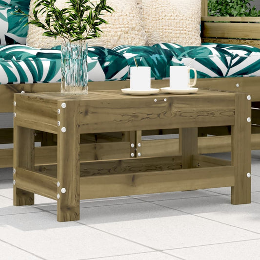 Fotskammel til hage 62x30x32 cm impregnert furu