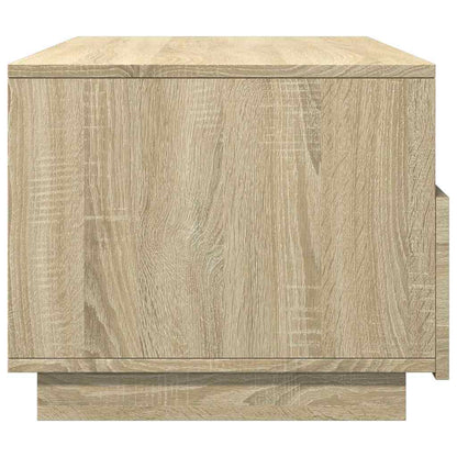 Salongbord Sofabord Sonoma Eik med LED-lys 90x49x40 cm