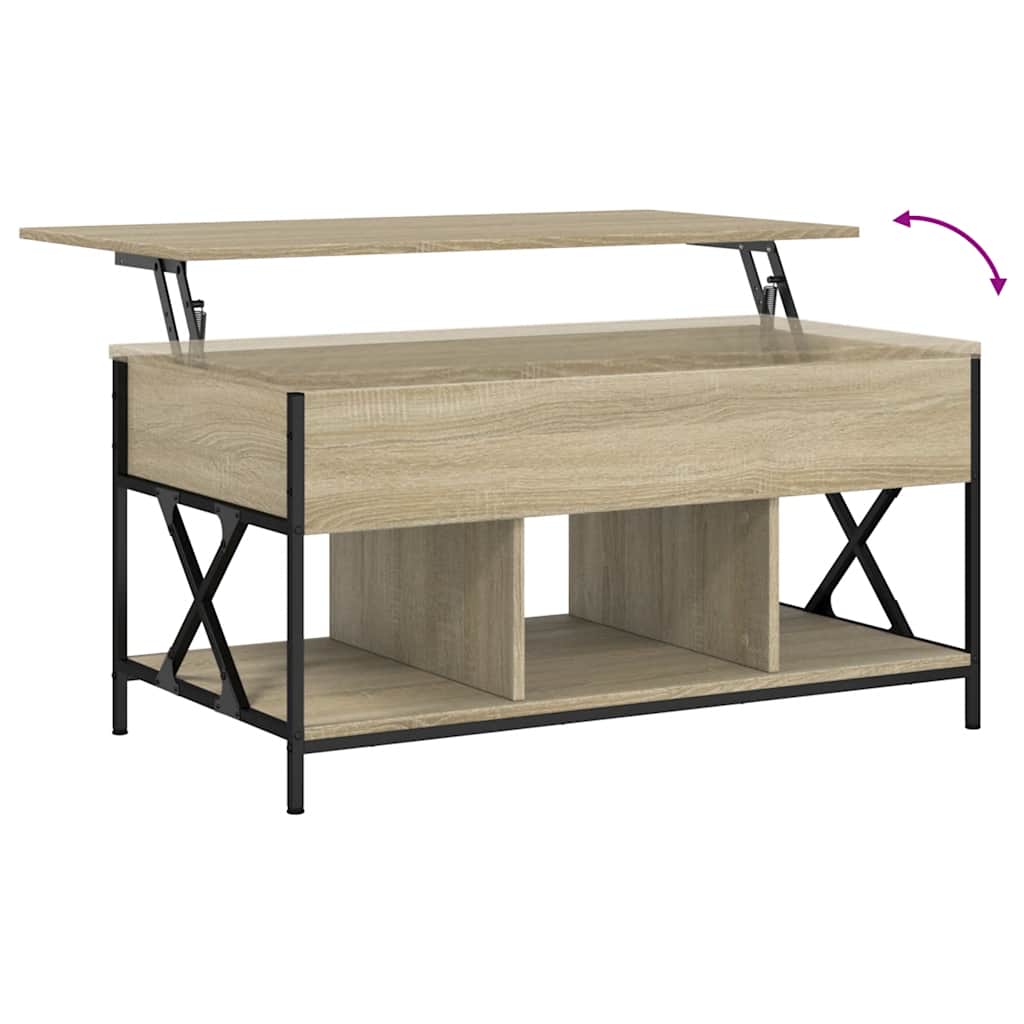 Salongbord Sofabord Sonoma Eik 100x55x50 cm
