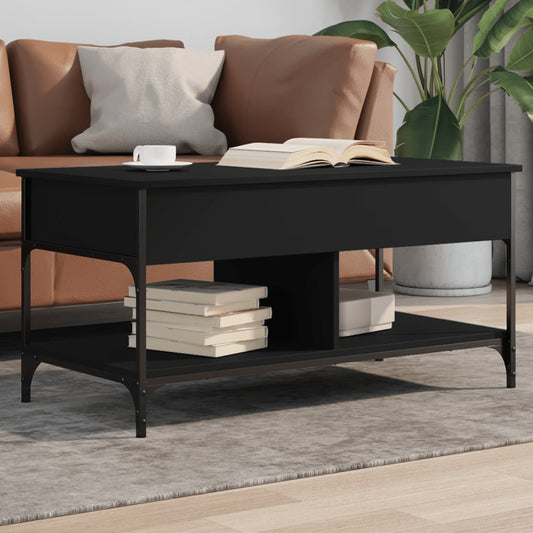 Salongbord Sofabord Svart 100x50x50 cm