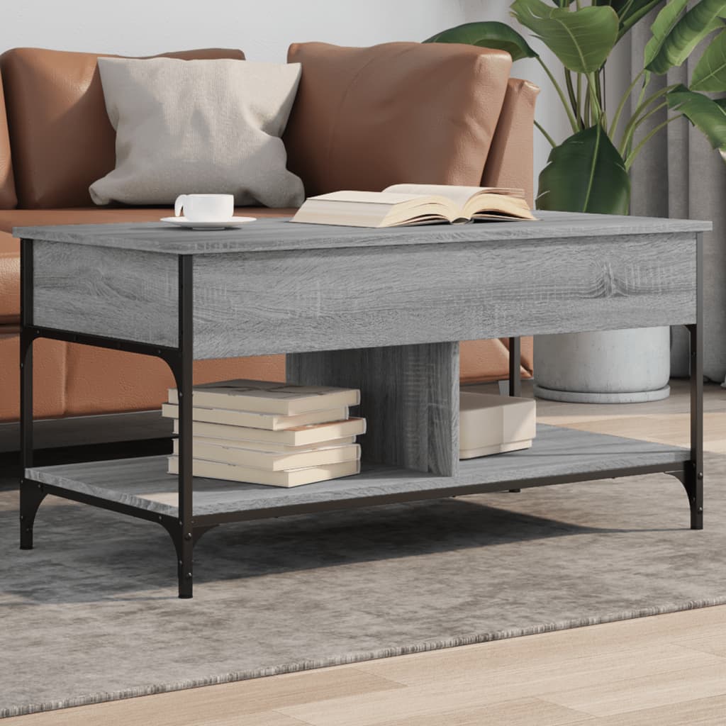 Salongbord Sofabord Sonoma Grå 100x55x50 cm
