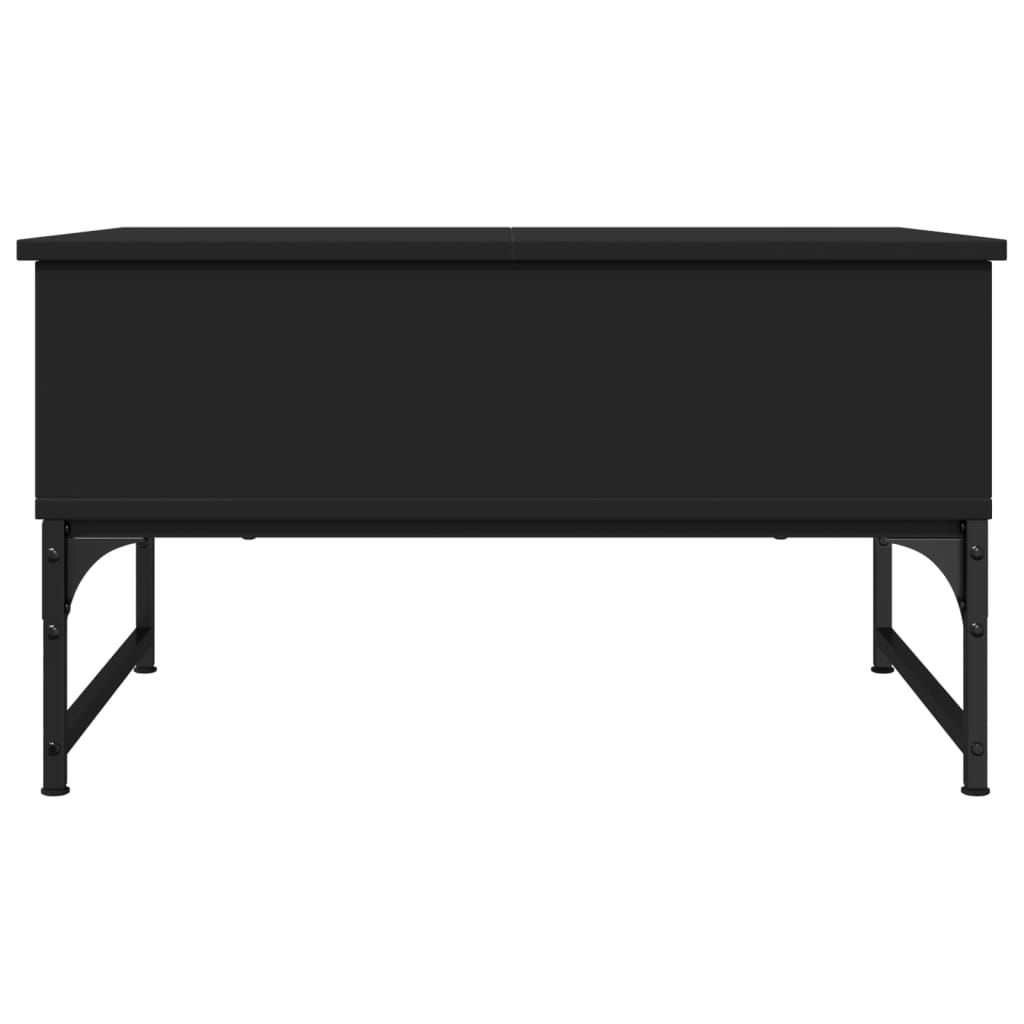 Salongbord Sofabord Svart 70x50x40 cm og metall