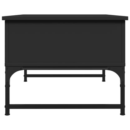 Salongbord Sofabord Svart 70x50x40 cm og metall
