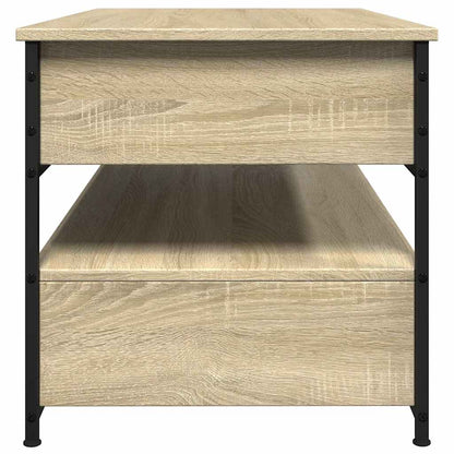 Salongbord Sofabord Sonoma Eik 85x50x50 cm og metall