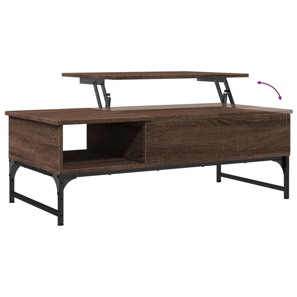 Salongbord Sofabord Brun Eik 100x50x35 cm