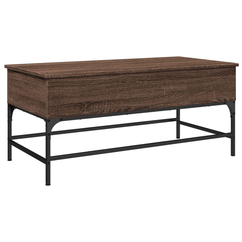 Salongbord Sofabord Brun Eik 100x50x45 cm