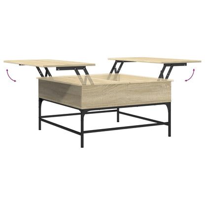 Salongbord Sofabord Sonoma Eik 80x80x45 cm