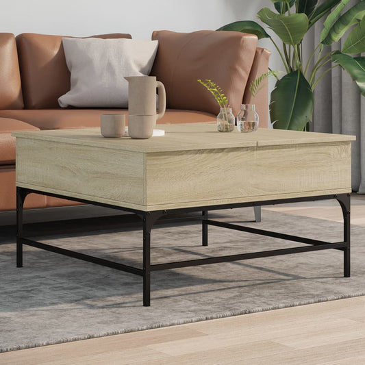 Salongbord Sofabord Sonoma Eik 80x80x45 cm