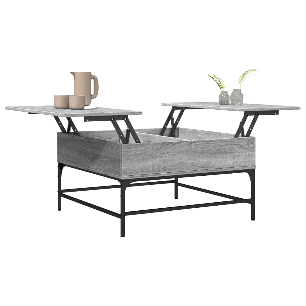 Salongbord Sofabord Sonoma Grå 80x80x45 cm