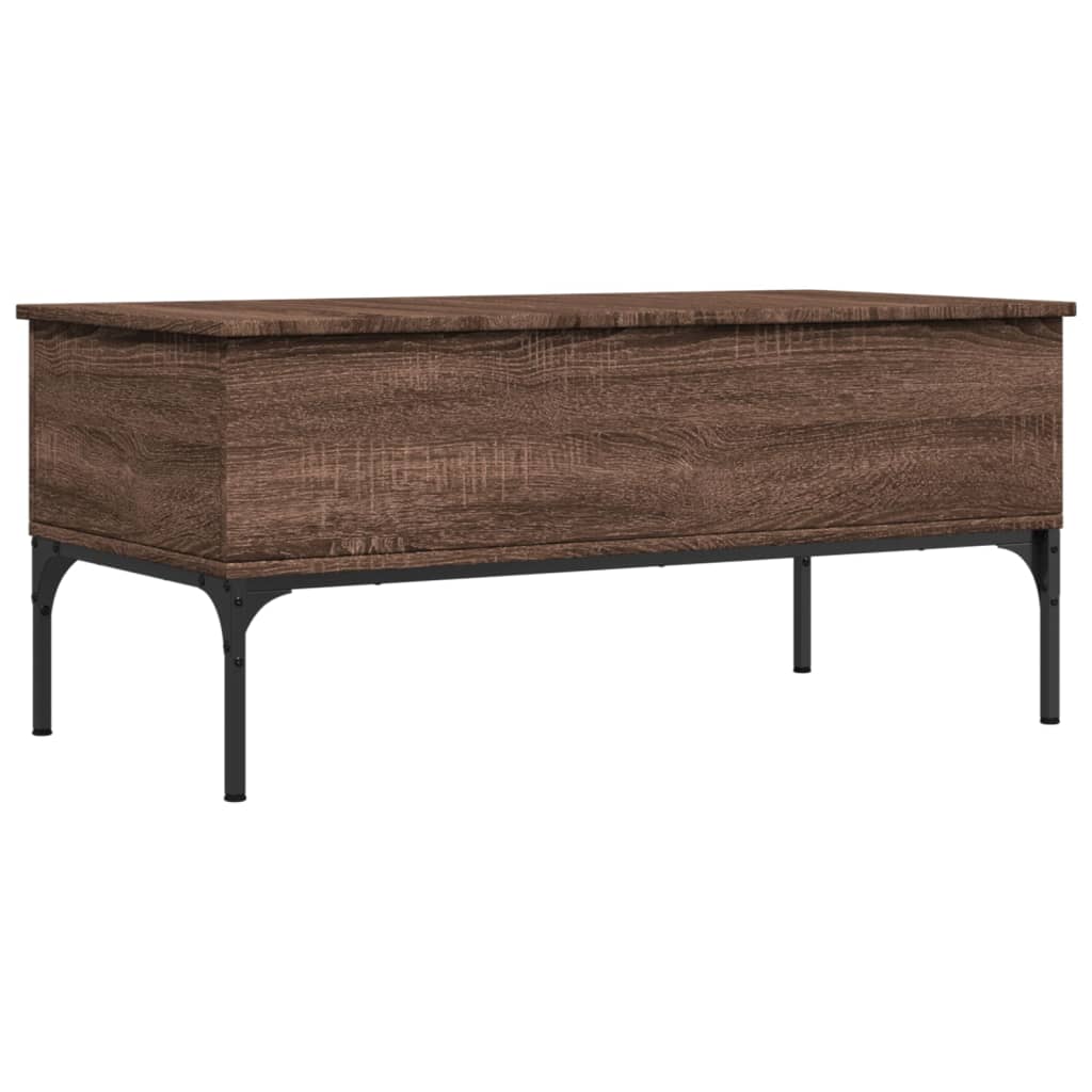 Salongbord Sofabord Brun Eik 100x50x45 cm