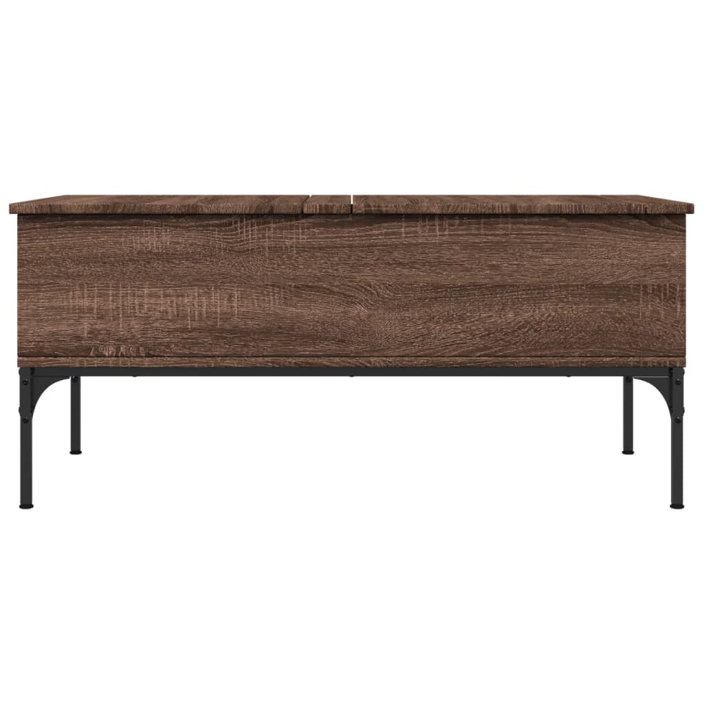 Salongbord Sofabord Brun Eik 100x50x45 cm