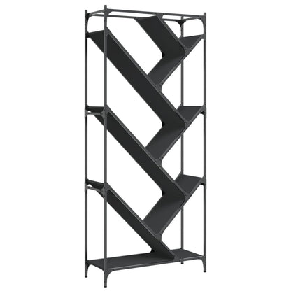 Bokhylle Svart 79x30x180 cm