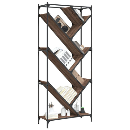 Bokhylle Brun Eik 79x30x180 cm