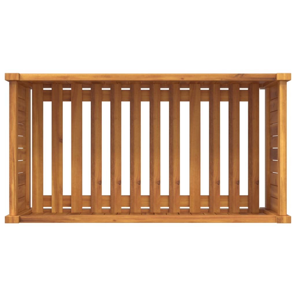 Plantekasse med foring 80x42x40 cm helte akasie