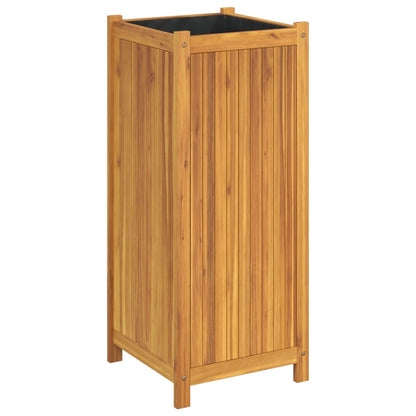 Plantekasse med foring 42x42x100 cm helte akasie
