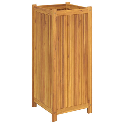 Plantekasse med foring 42x42x100 cm helte akasie