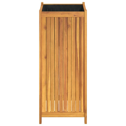 Plantekasse med foring 42x42x100 cm helte akasie