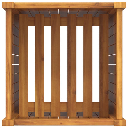 Plantekasse med foring 42x42x100 cm helte akasie