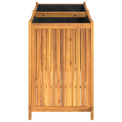 Plantekasse med foring 100x50x75 cm helte akasie