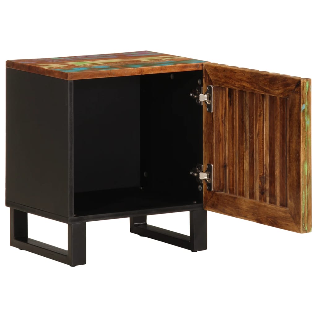 Nattbord Sengbord Tre Gjenvunnet Heltre 40x34x46 cm