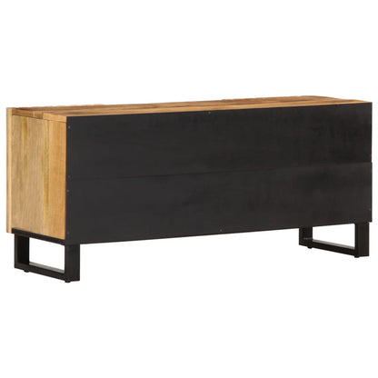TV-Møbel Tre Tv-benk 105x34x46 cm grovt heltre mangotre