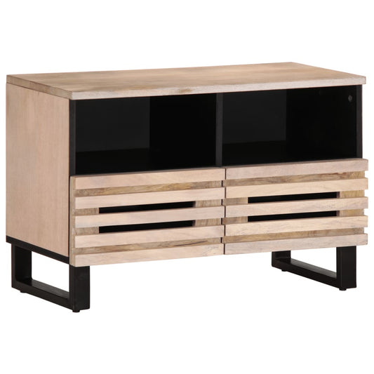 TV-Møbel Hvit Tv-benk 70x34x46 cm heltre mango