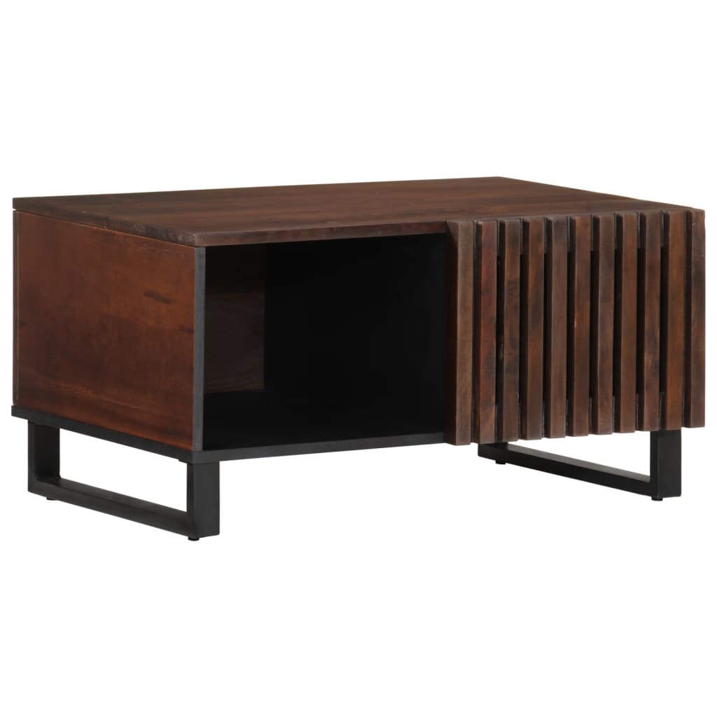 Salongbord Sofabord Brun Tre Heltre Mango 80x51x40 cm