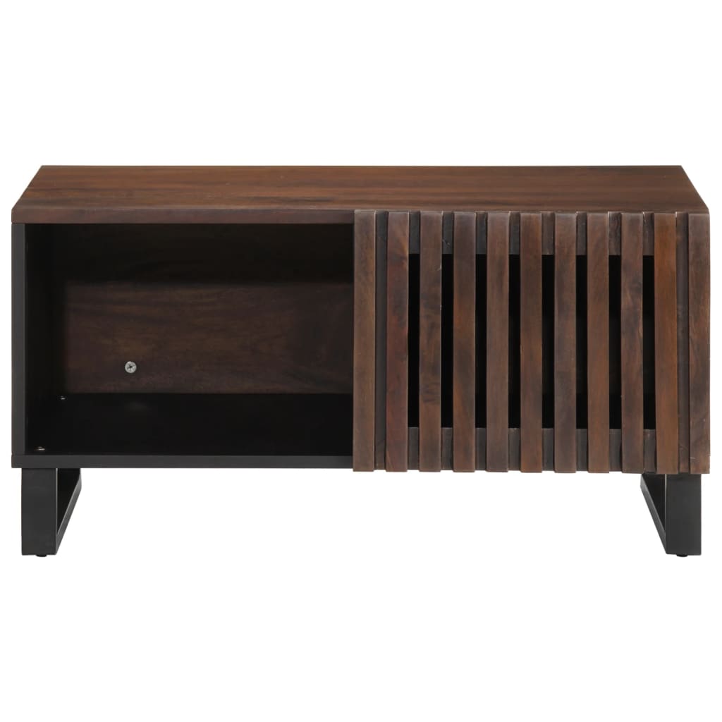 Salongbord Sofabord Brun Tre Heltre Mango 80x51x40 cm