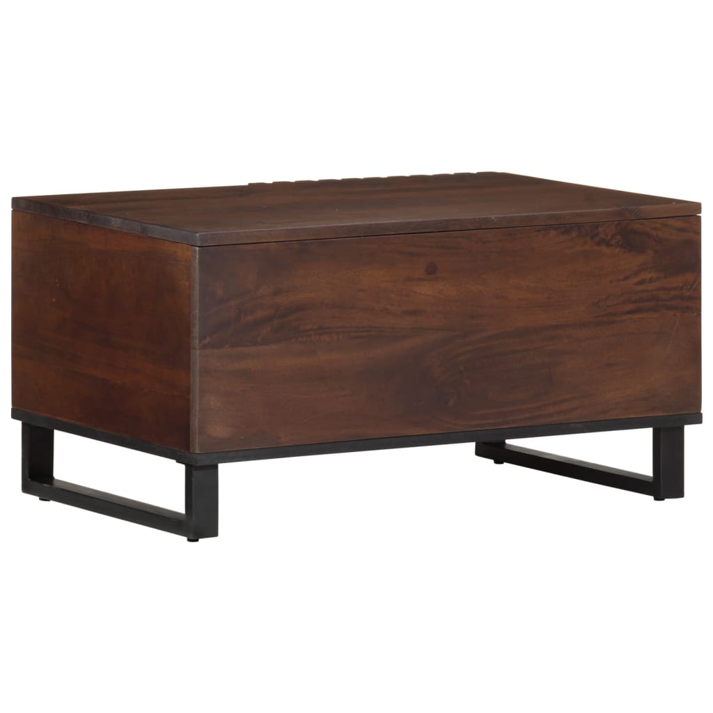 Salongbord Sofabord Brun Tre Heltre Mango 80x51x40 cm