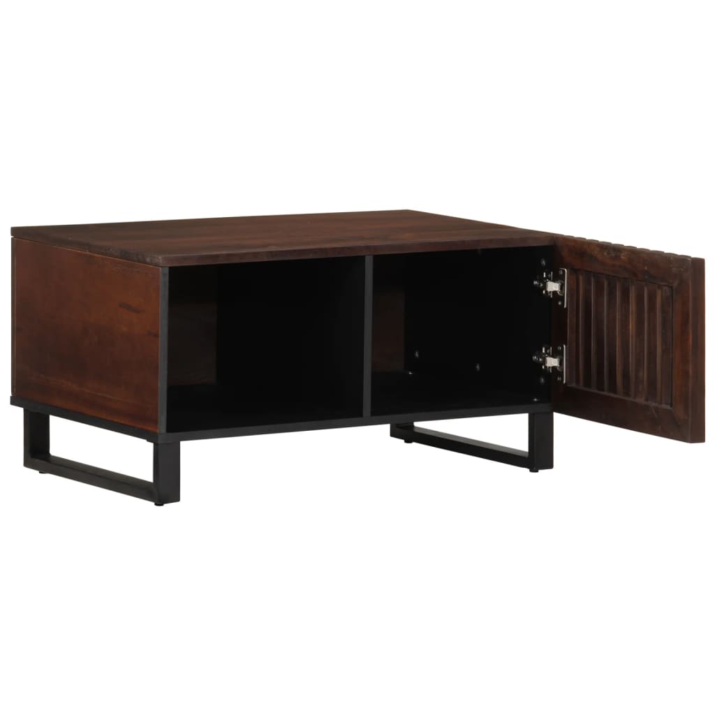 Salongbord Sofabord Brun Tre Heltre Mango 80x51x40 cm