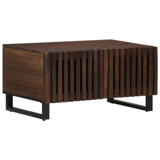 Salongbord Sofabord Brun Tre Heltre Mango 80x51x40 cm