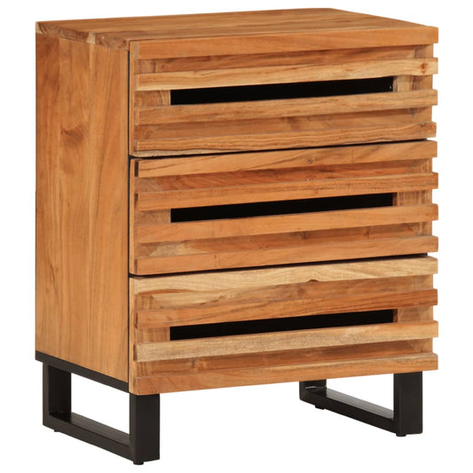 Nattbord Sengbord Tre Heltre Akasietre 50x34x62 cm