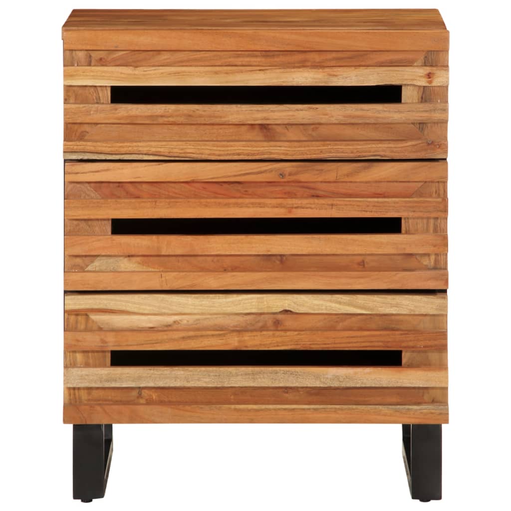 Nattbord Sengbord Tre Heltre Akasietre 50x34x62 cm