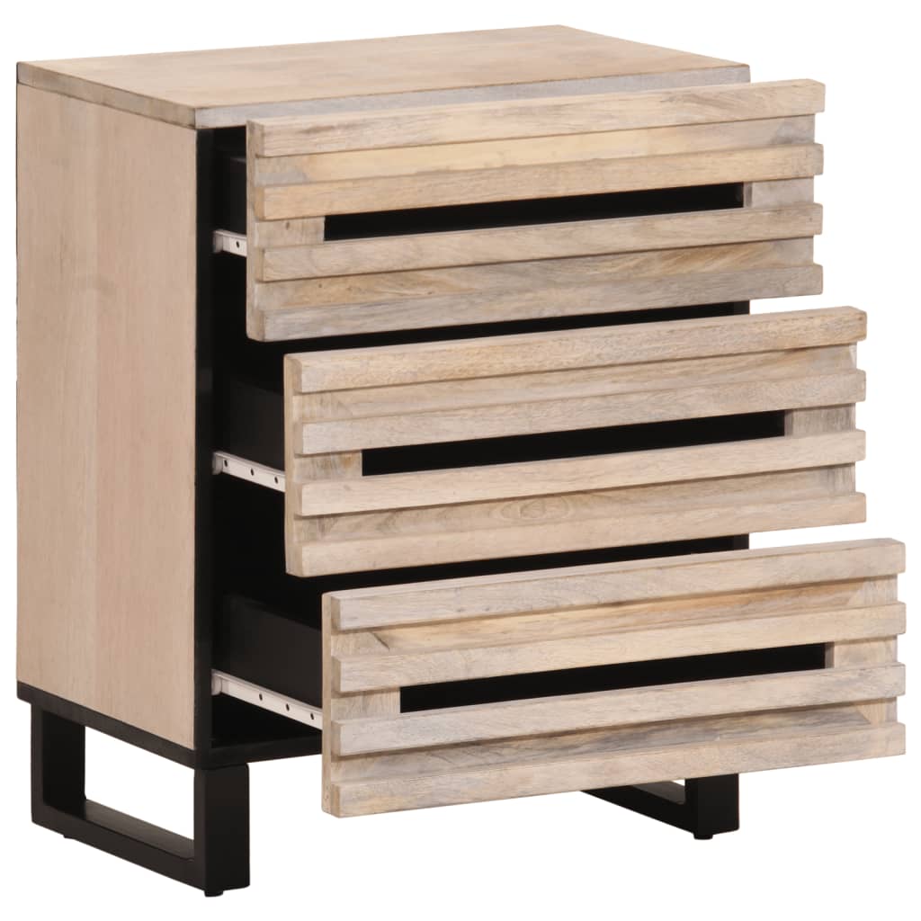 Nattbord Sengbord Tre heltre mangotre 50x34x62 cm