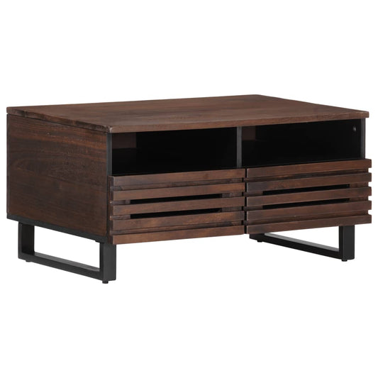 Salongbord Sofabord Brun Tre Heltre Mango 80x55x40 cm