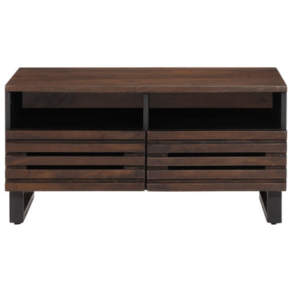 Salongbord Sofabord Brun Tre Heltre Mango 80x55x40 cm