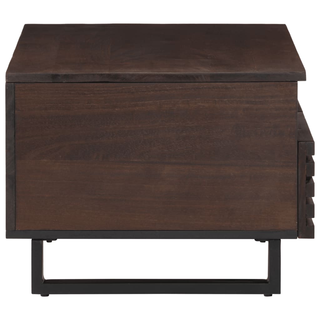 Salongbord Sofabord Brun Tre Heltre Mango 80x55x40 cm