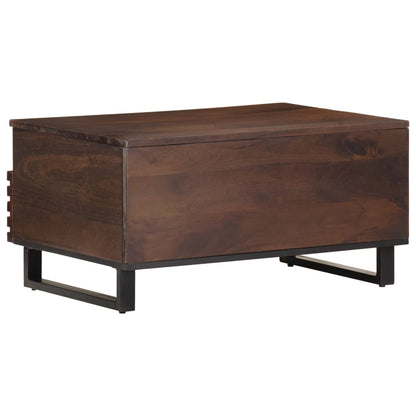 Salongbord Sofabord Brun Tre Heltre Mango 80x55x40 cm