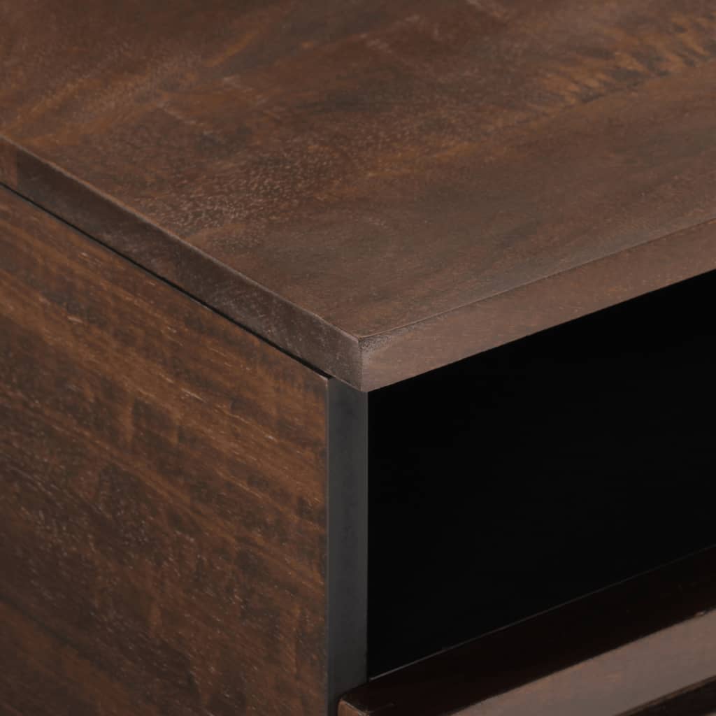 Salongbord Sofabord Brun Tre Heltre Mango 80x55x40 cm