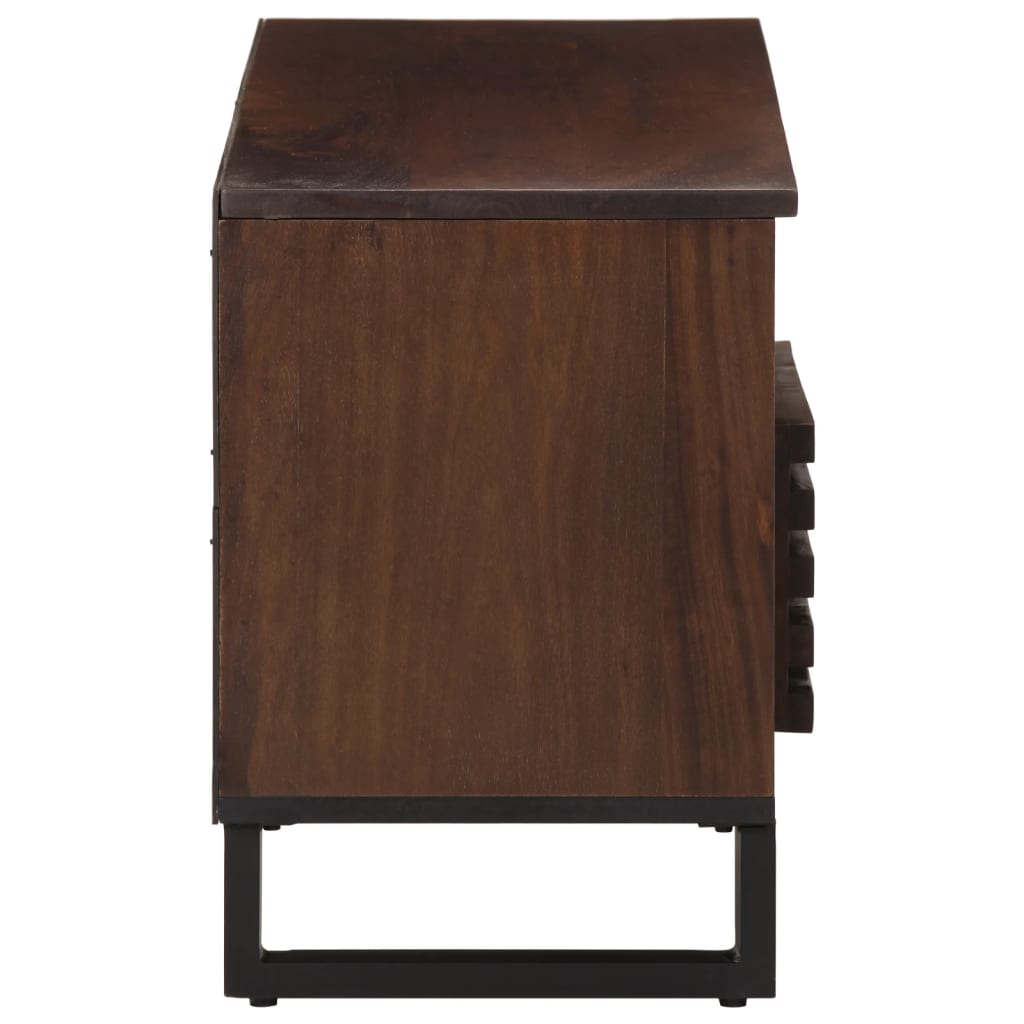 TV-Møbel Brun Tv-benk 100x34x46 cm heltre mango
