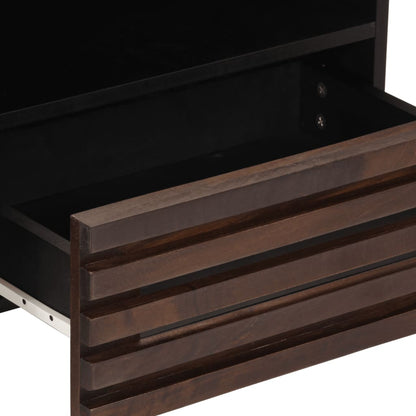 TV-Møbel Brun Tv-benk 80x34x46 cm heltre mango