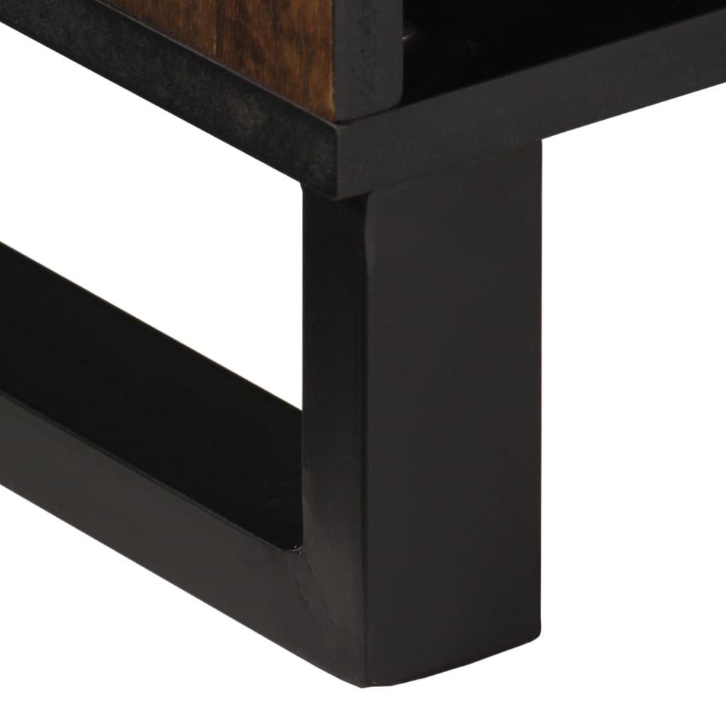 TV-Møbel Brun Tv-benk 80x34x46 cm heltre mango