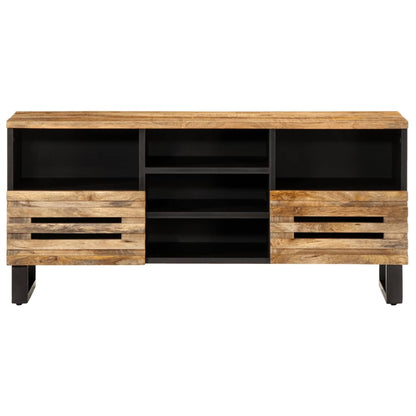 TV-Møbel Tre TV-benk 100x34x46 cm grov heltre mango