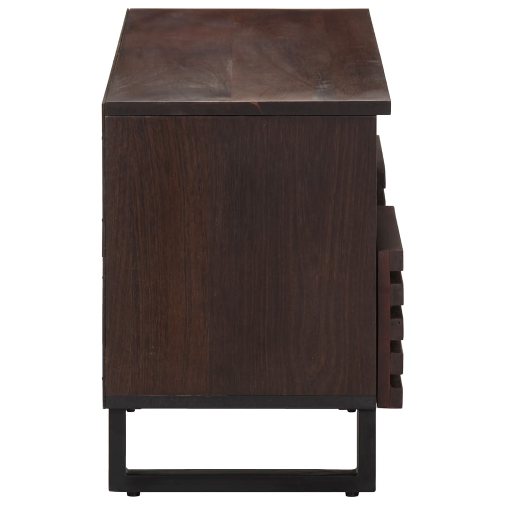 TV-Møbel Brun Tv-benk 100x34x46 cm heltre mango